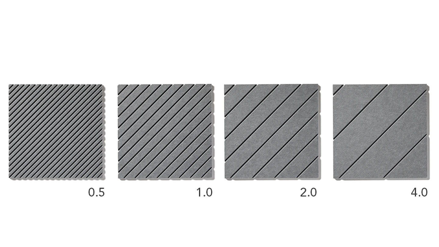 45 Panels | Acoustic Etched Panels | Kirei