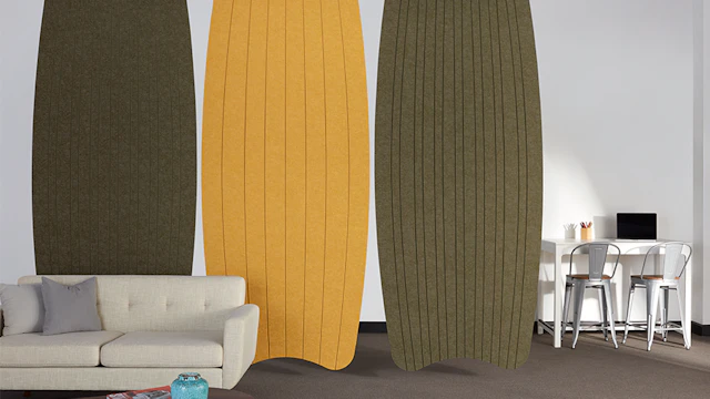 Flow Screens | 124 Ochre and 384 Olive